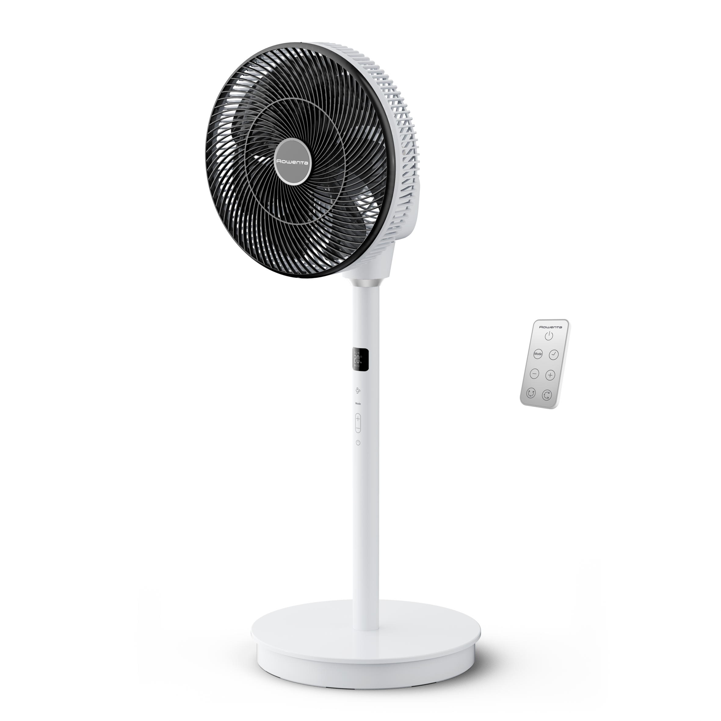 Turbo Silence Compact Multiflow, Ventilateur sur pied, Rafraîchissement intense