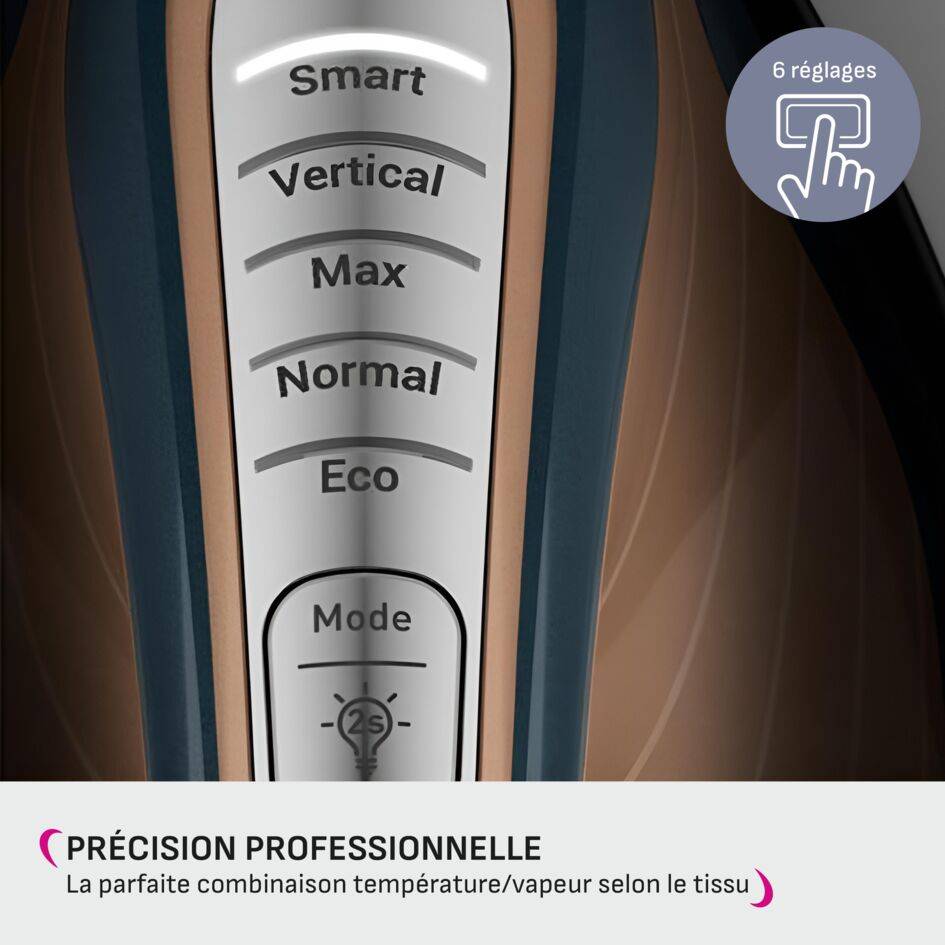 Pro Express Vision Max, Centrale vapeur Haute Pression, 9 bars, 215 g/min, Calor