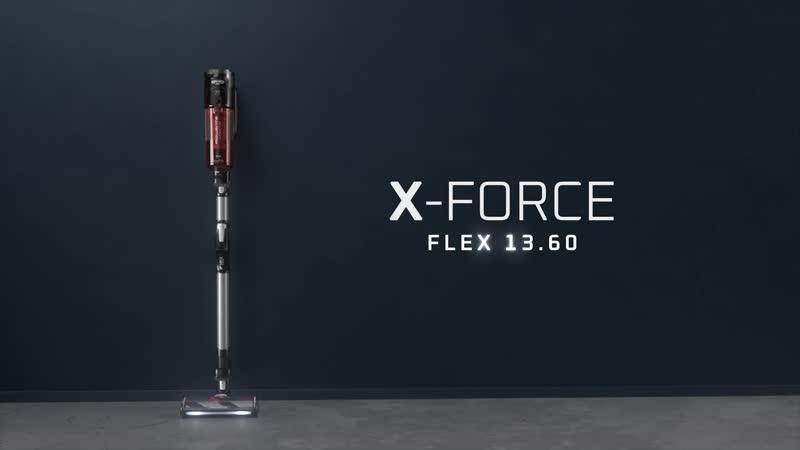 X-Force Flex 13.60, Aspirateur balai sans fil, 150 AW, 60 min, Kit complet animal