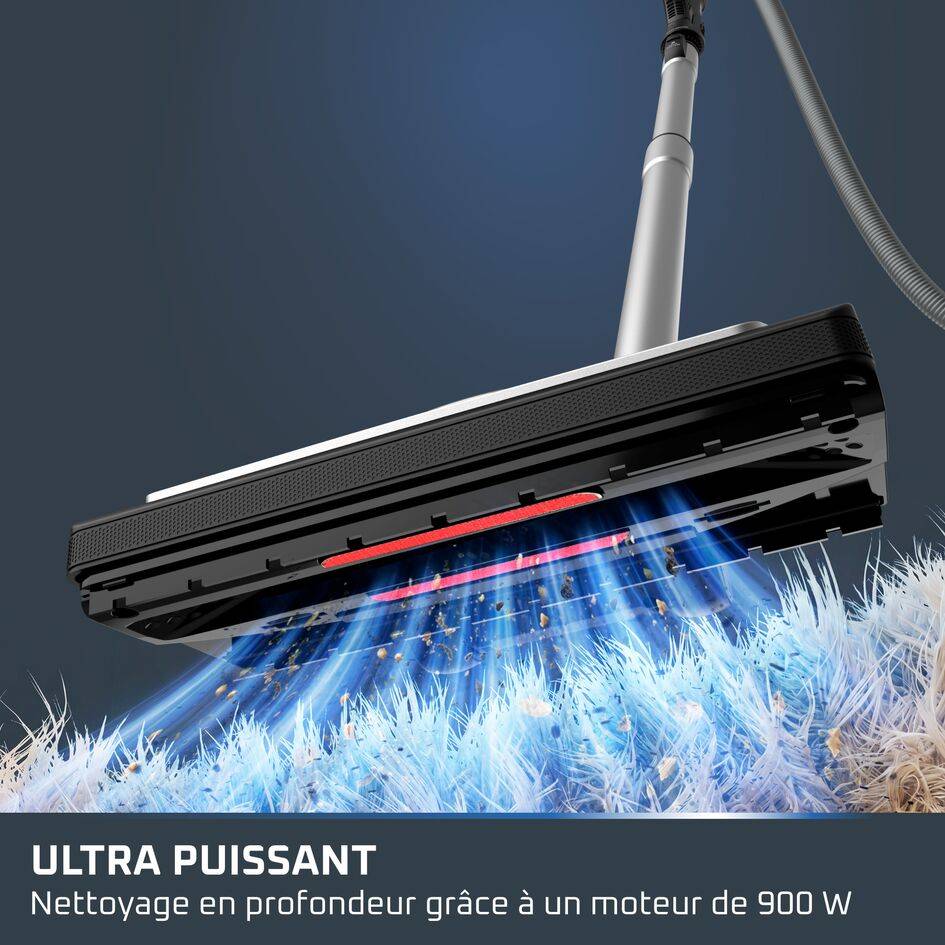 Silence Force 10, Aspirateur avec sac, Puissant, Ultra silencieux