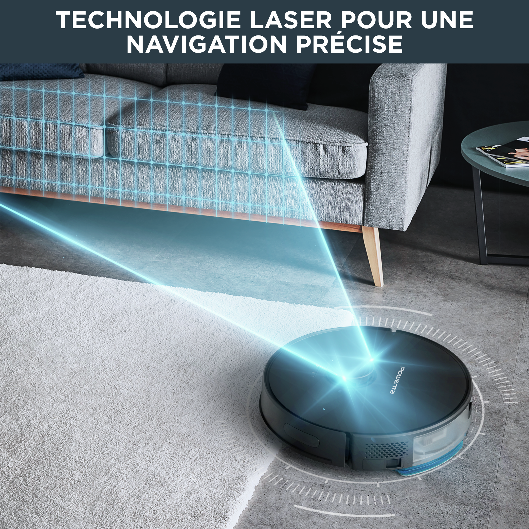 X-Plorer Série 75S+, Aspirateur robot, Navigation intelligente, 120min, Station - RECONDITIONNÉ