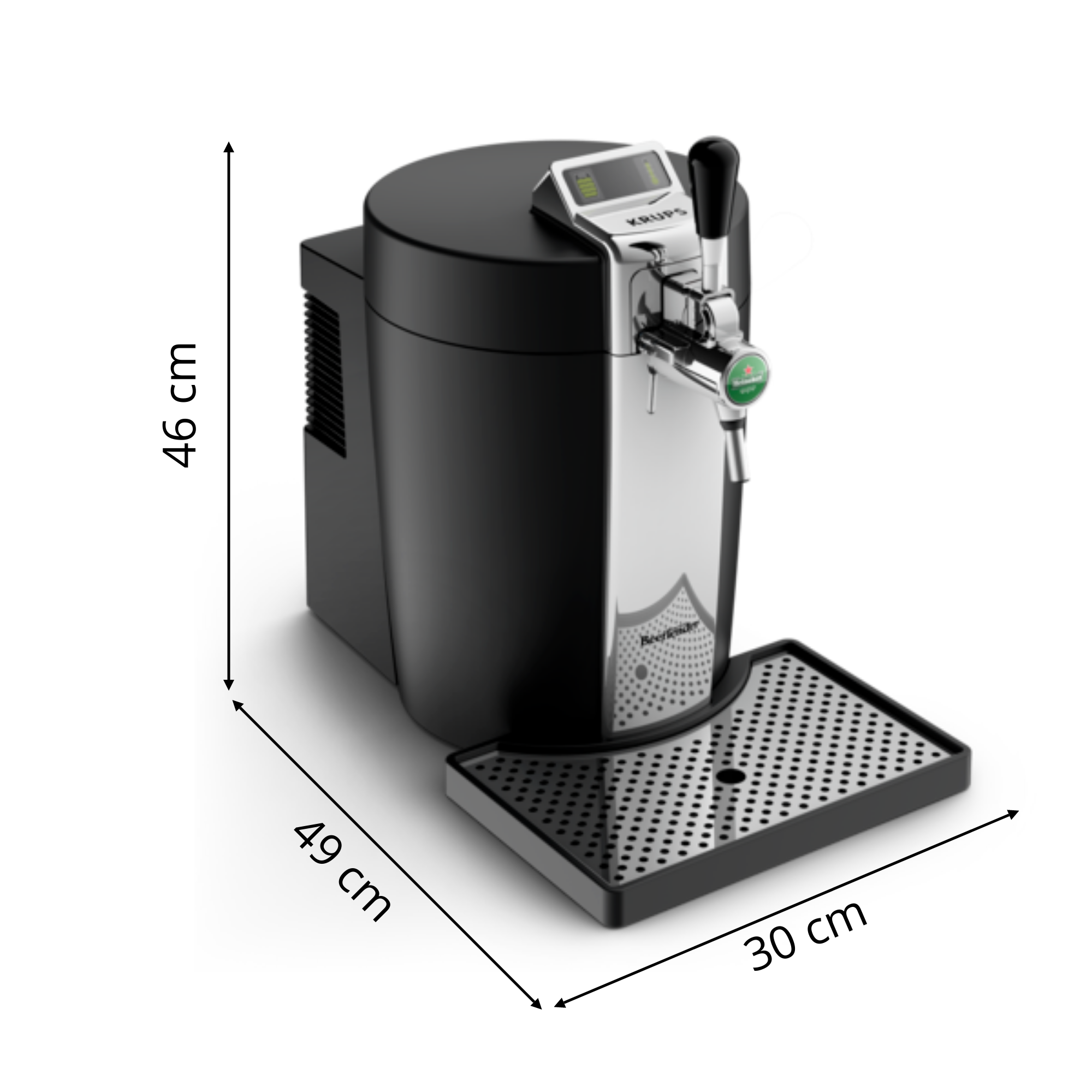 RECONDITIONNÉ Machine à bière BEERTENDER  noir et chrome