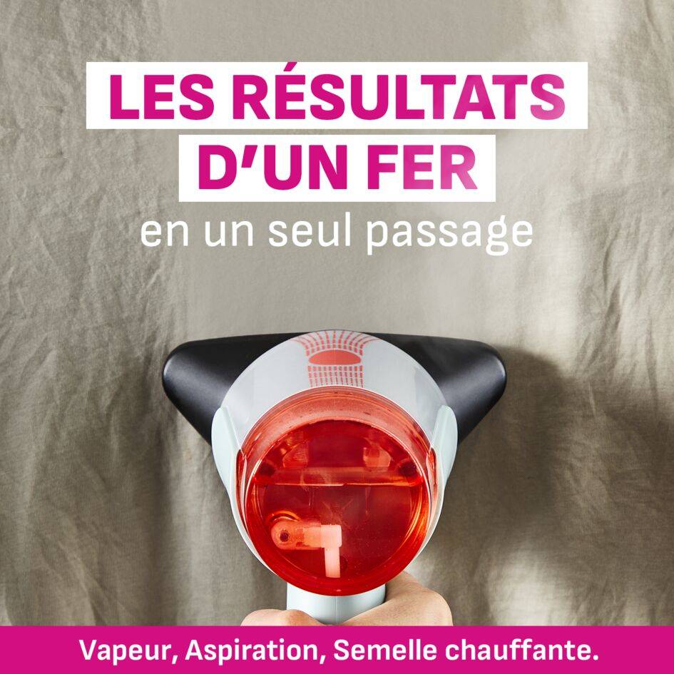 AeroSteam, Le défroisseur à main révolutionnaire, Les résultats d'un fer en un seul passage, Rapide et Facile