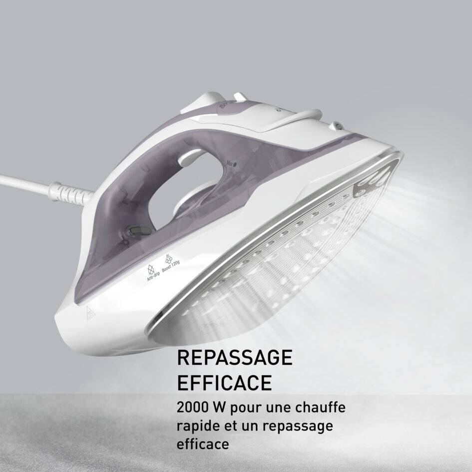 Virtuo 30, Fer vapeur, Puissance 2 000 W, Repassage rapide et facile