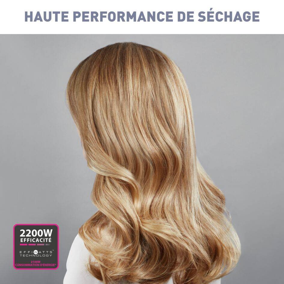 Studio Dry, Sèche-cheveux, Technologie Effiwatts, 6 Réglages, Calor