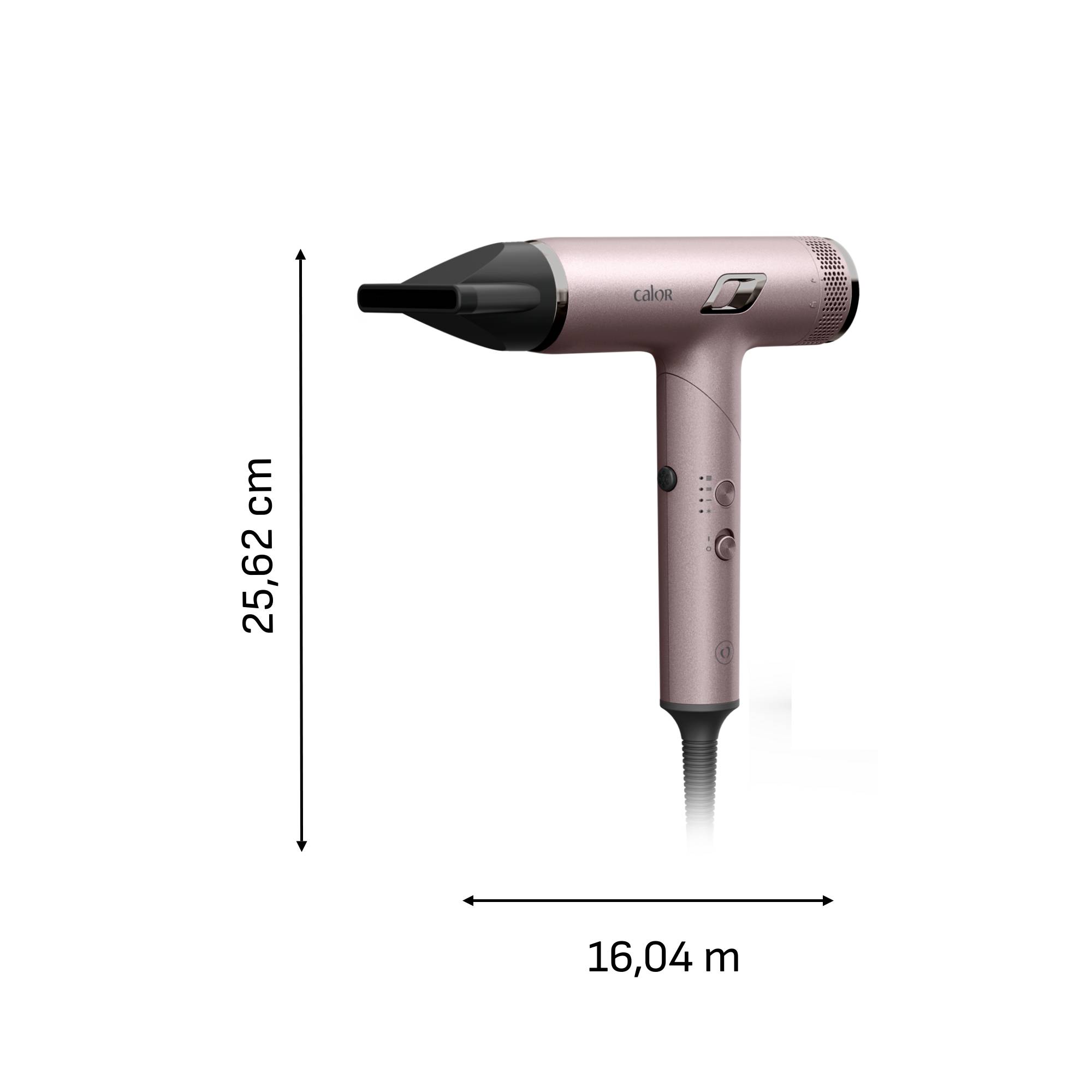 Nano Fold, Sèche-cheveux pliable, Compact, Léger, Ultra puissant