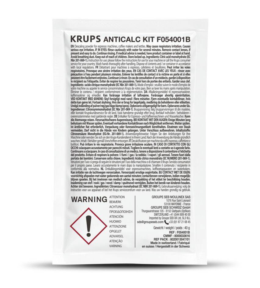 Détartrants poudre x 2 F054001B