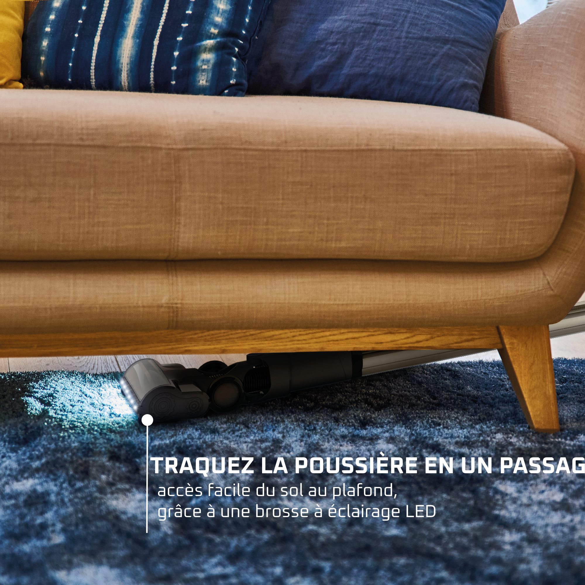 X-Pert 3.60, Aspirateur balai sans fil, Multifonction, Autonomie 45 minutes, Ultra léger