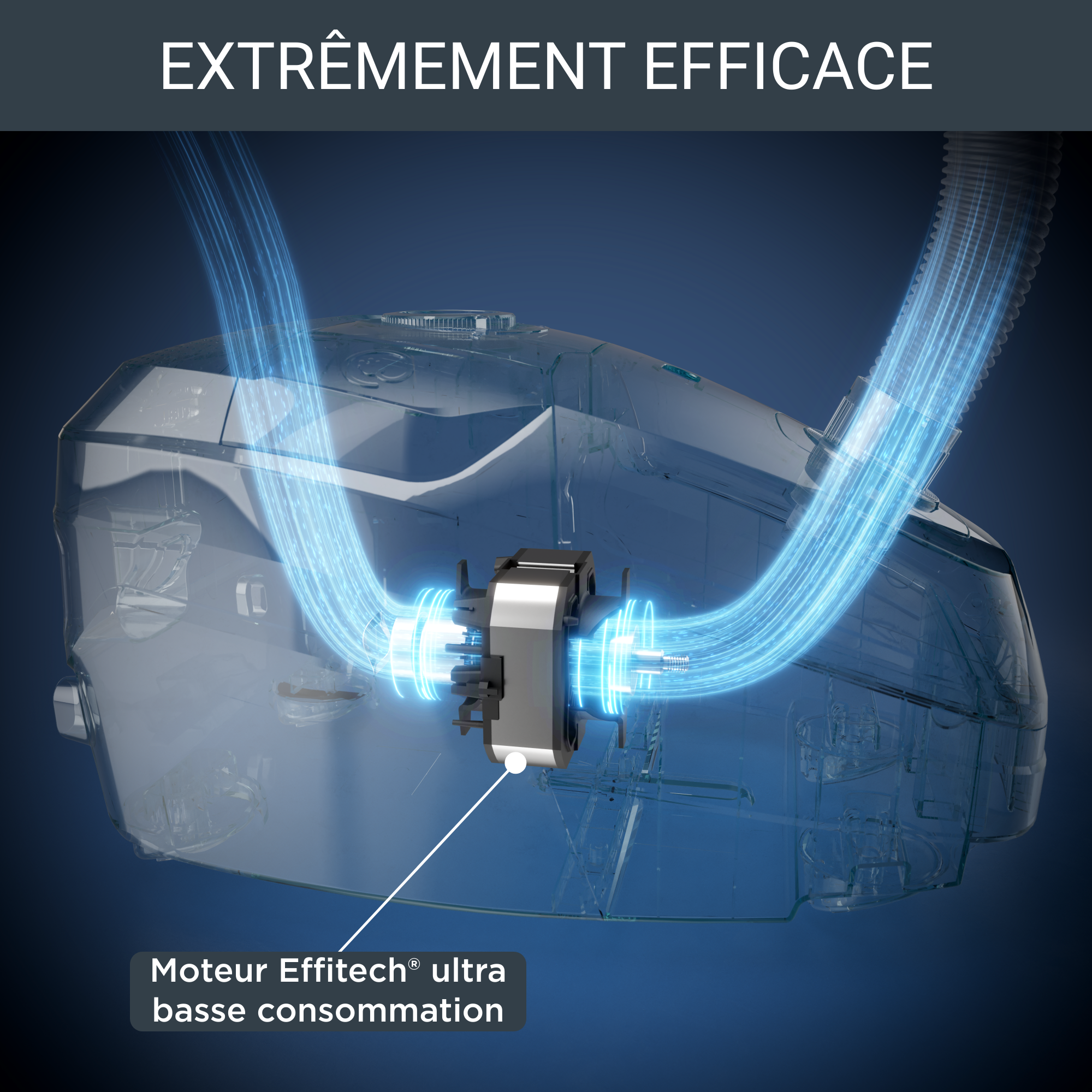 Green Force Effitech®, Aspirateur avec sac, 64 dB(A), Puissant, Eco-Conçu