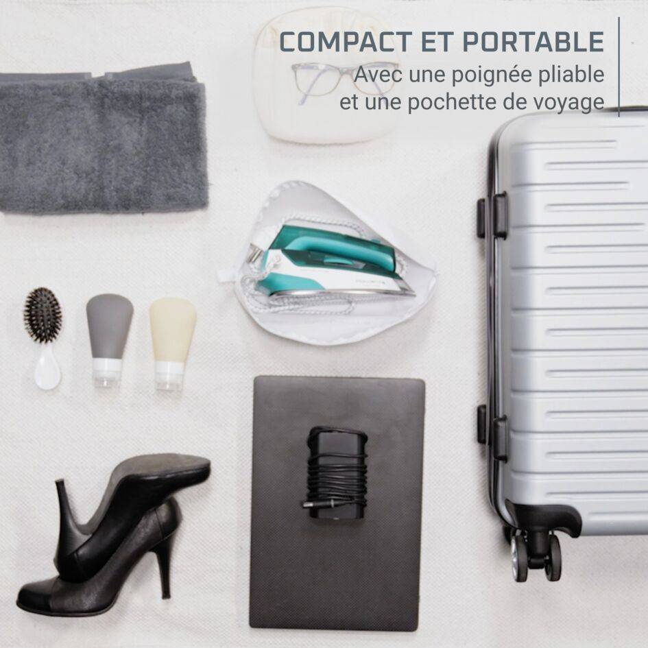 First Class, Fer vapeur, Format voyage pliable, Compact