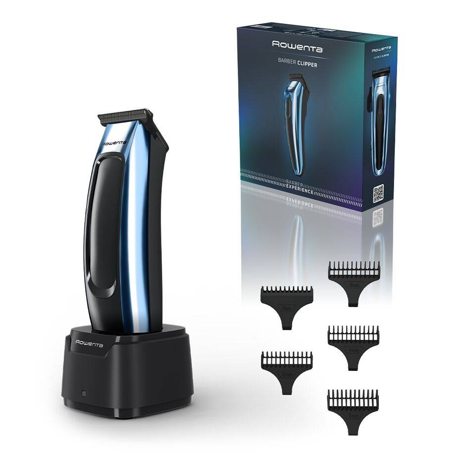 Barber Experience, Tondeuse de finition pour homme, Lame en T, Revêtement DLC