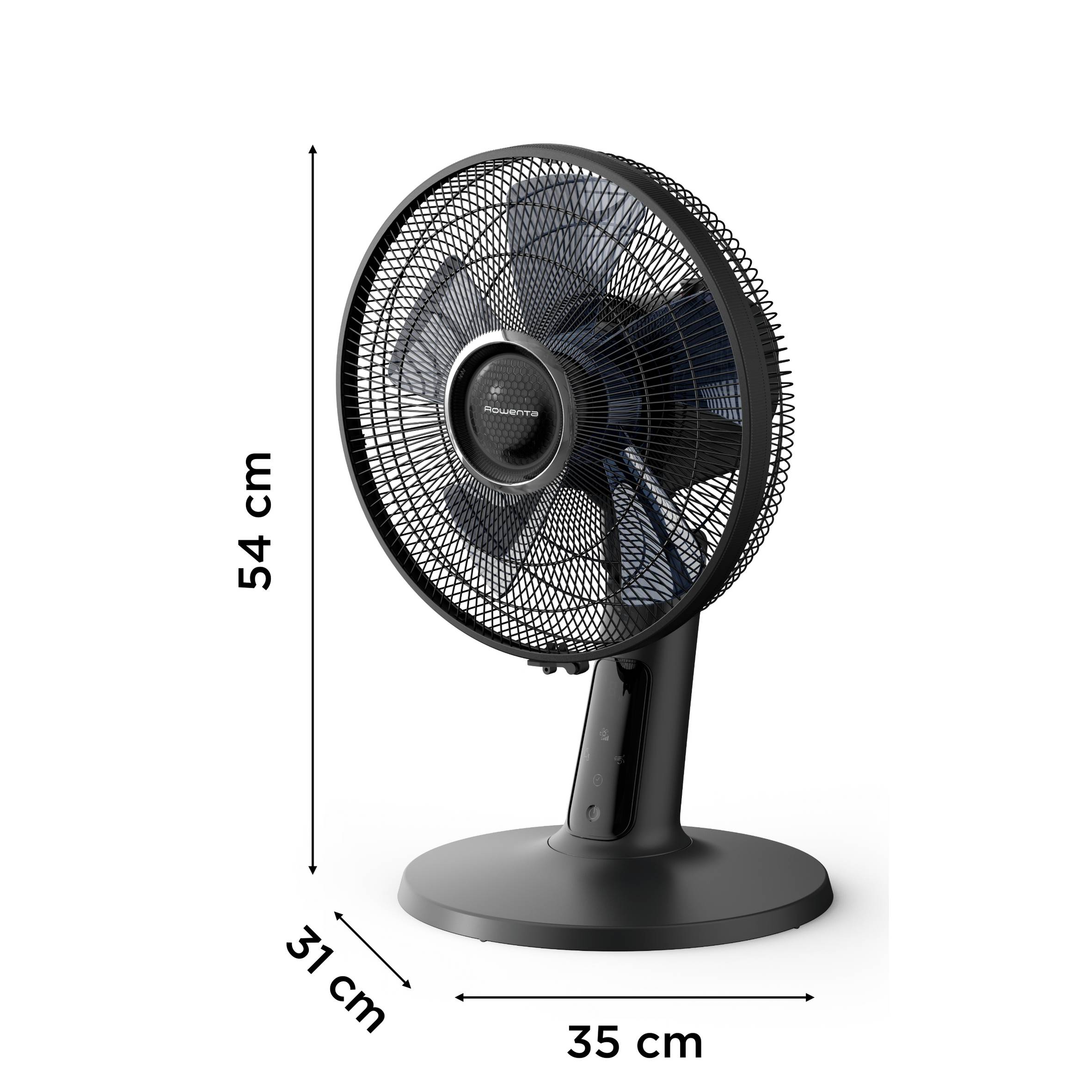 Turbo Silence Extreme+, Ventilateur de table, Rafraîchissement intense, Silencieux