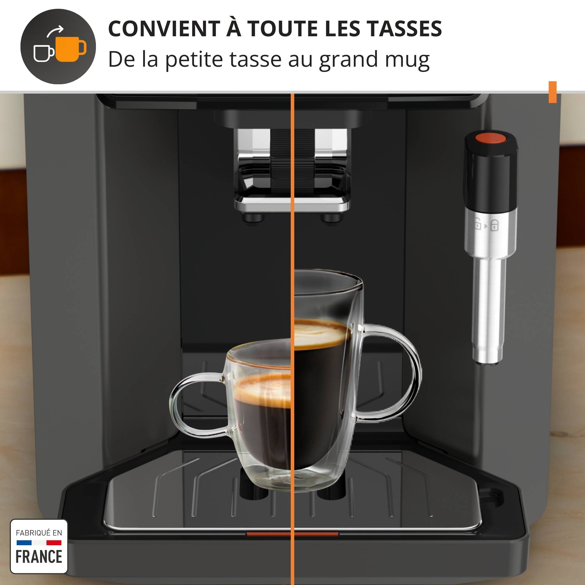 Sensation C50 Machine à café à grains  gris/noir