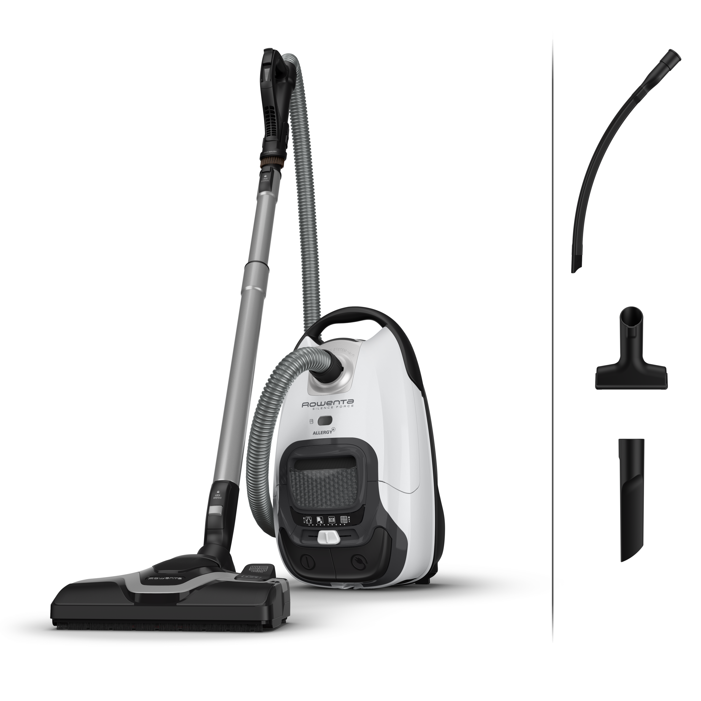 Silence Force Effitech, Aspirateur avec sac, 57&nbsp;dB(A), Puissant, 4,5L