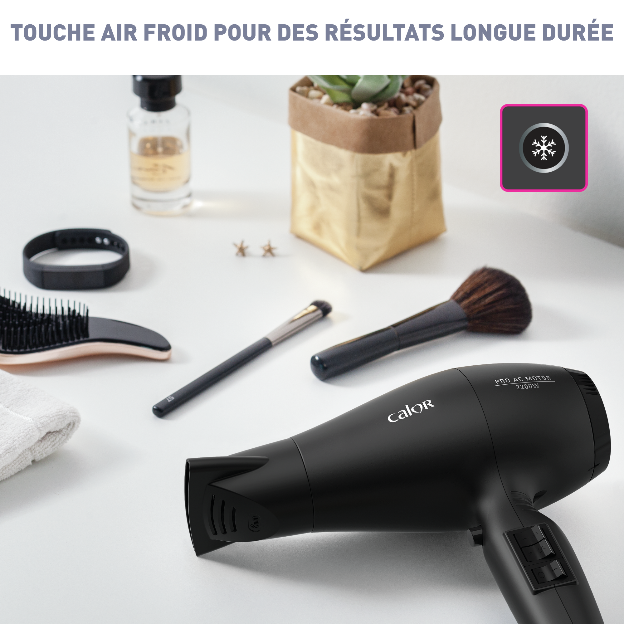 Compact Pro +, Sèche-cheveux, 2200W, Haute performance