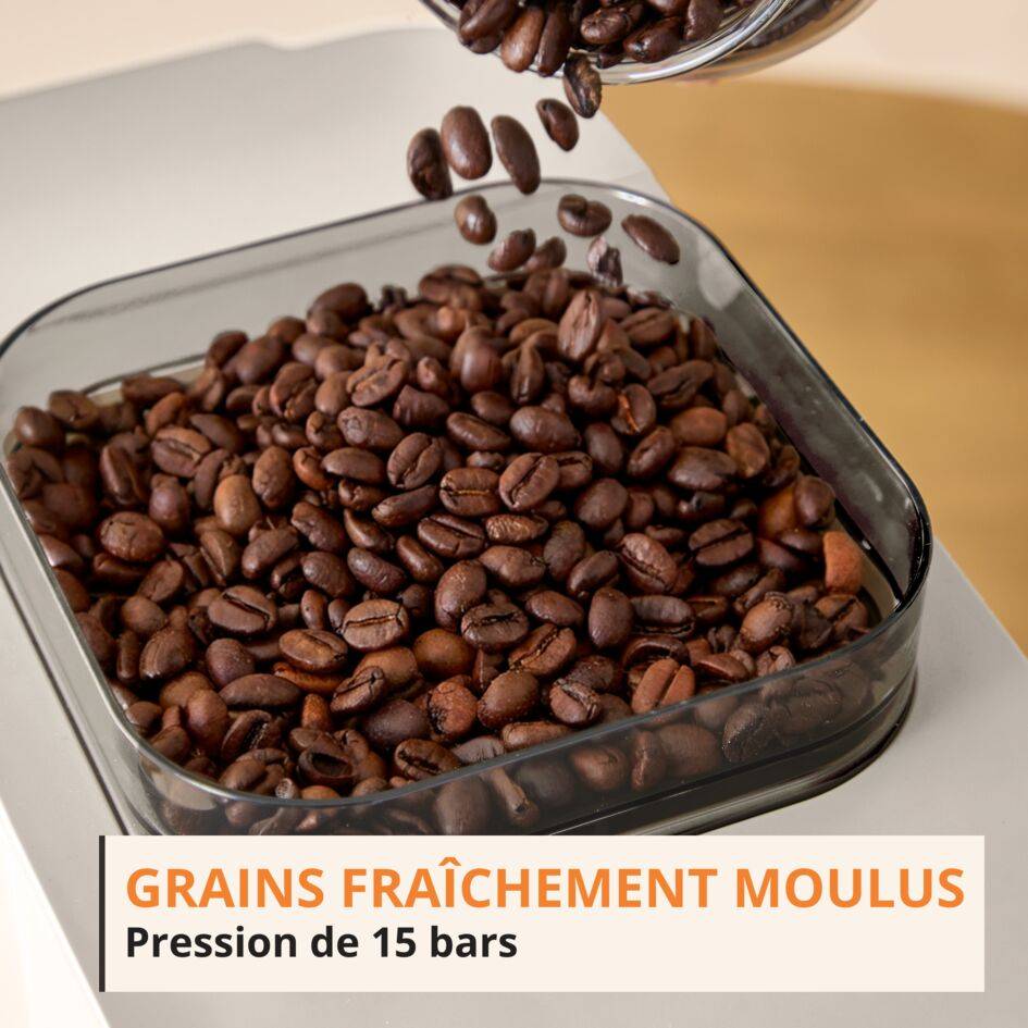 Coffee Crush, Machine à café à grains, ultra compacte, KRUPS