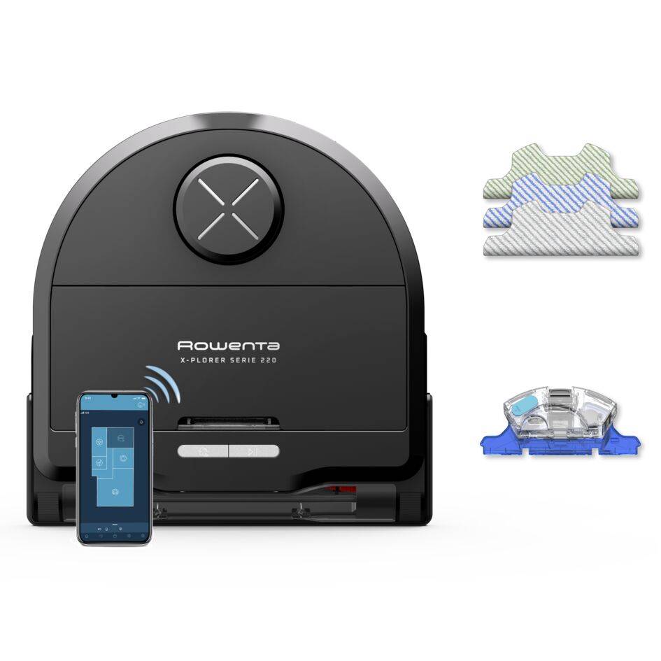 X-PLORER Serie 220, Aspirateur robot, Animal & Allergie, 5600Pa  