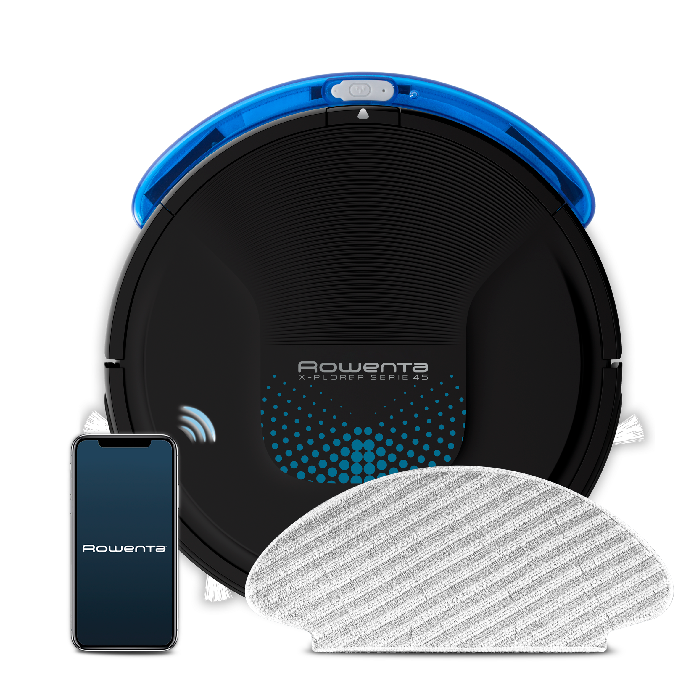 X-Plorer Série 45, Aspirateur robot, Navigation aléatoire, 150min