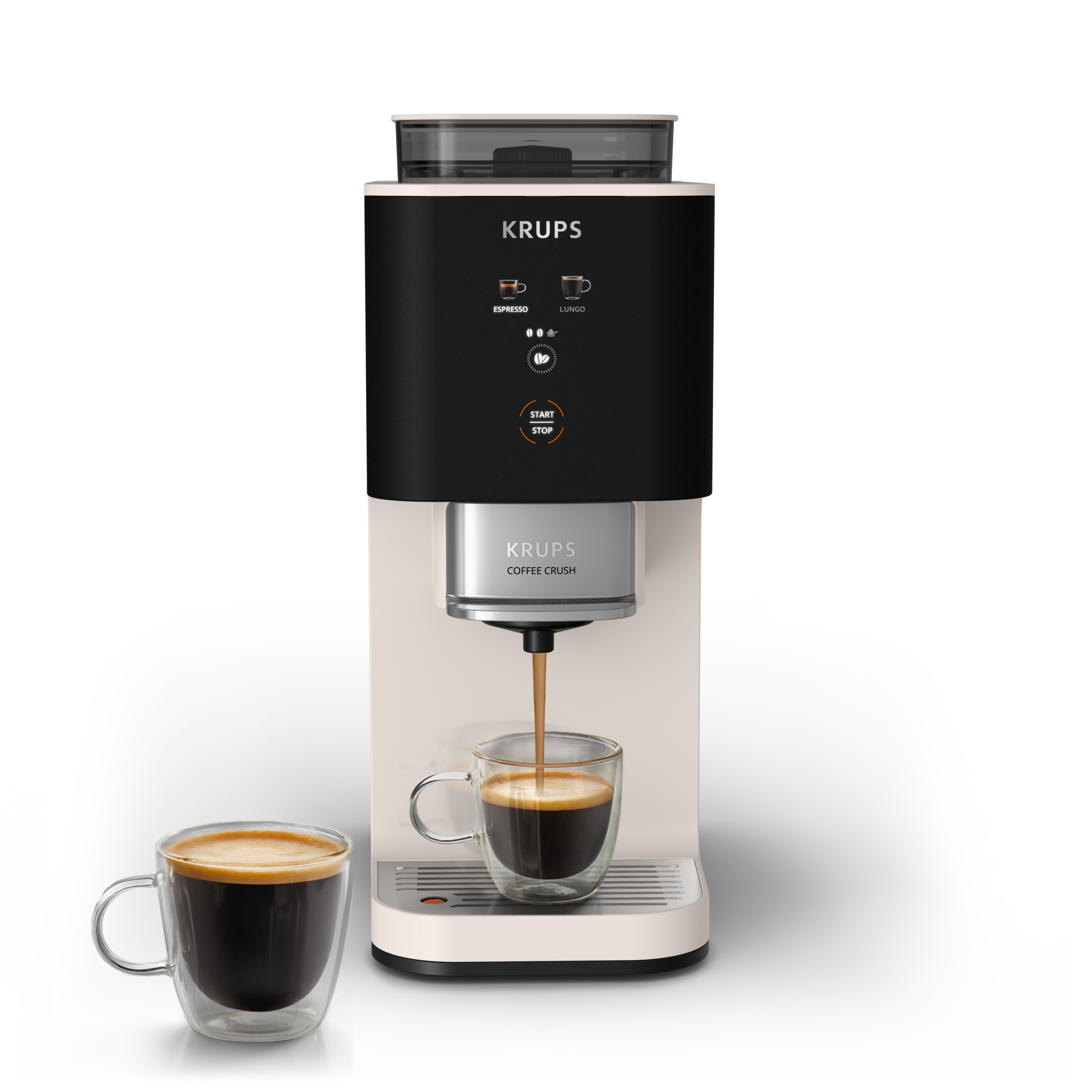 Coffee Crush, Machine à café à grains, ultra compacte, KRUPS