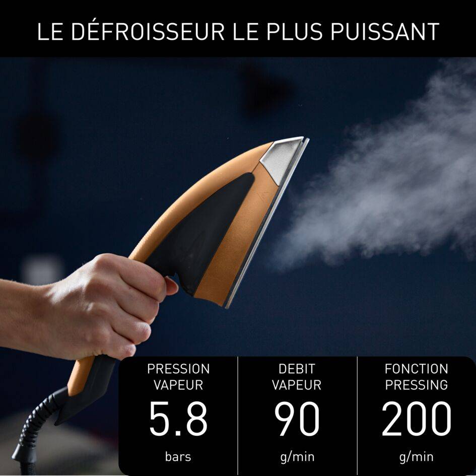 Ixeo Power, Défroissage et Repassage Tout-En-Un, Haute Pression, Calor