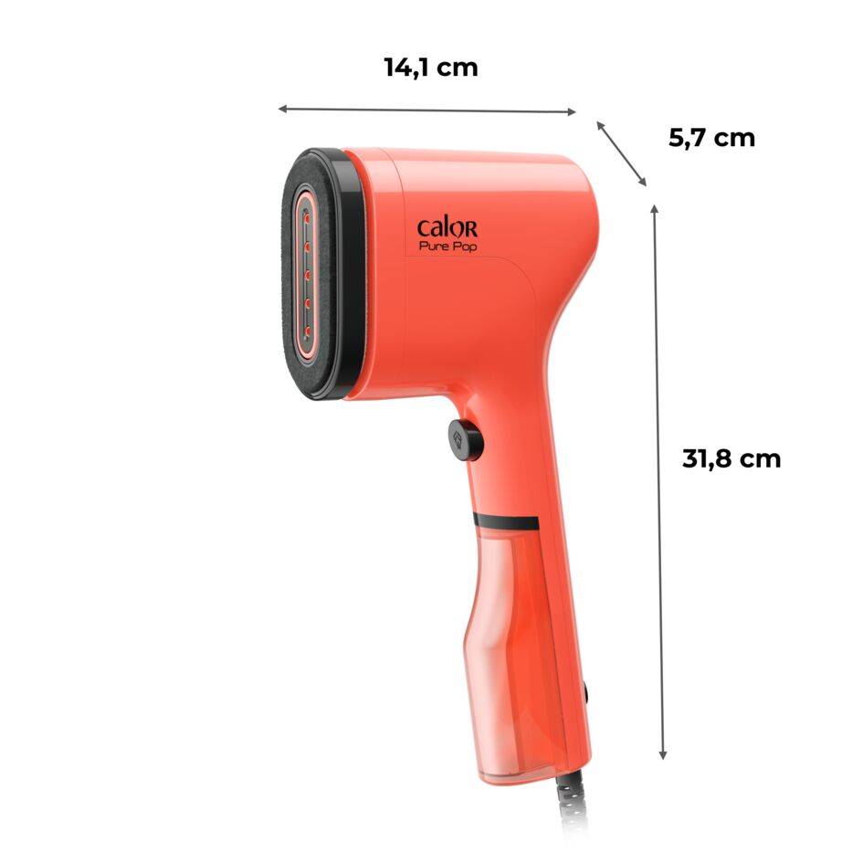 Pure POP Corail, Défroisseur à main, 1300 W, 20&nbsp;g/min, Compact, Voyage, Calor