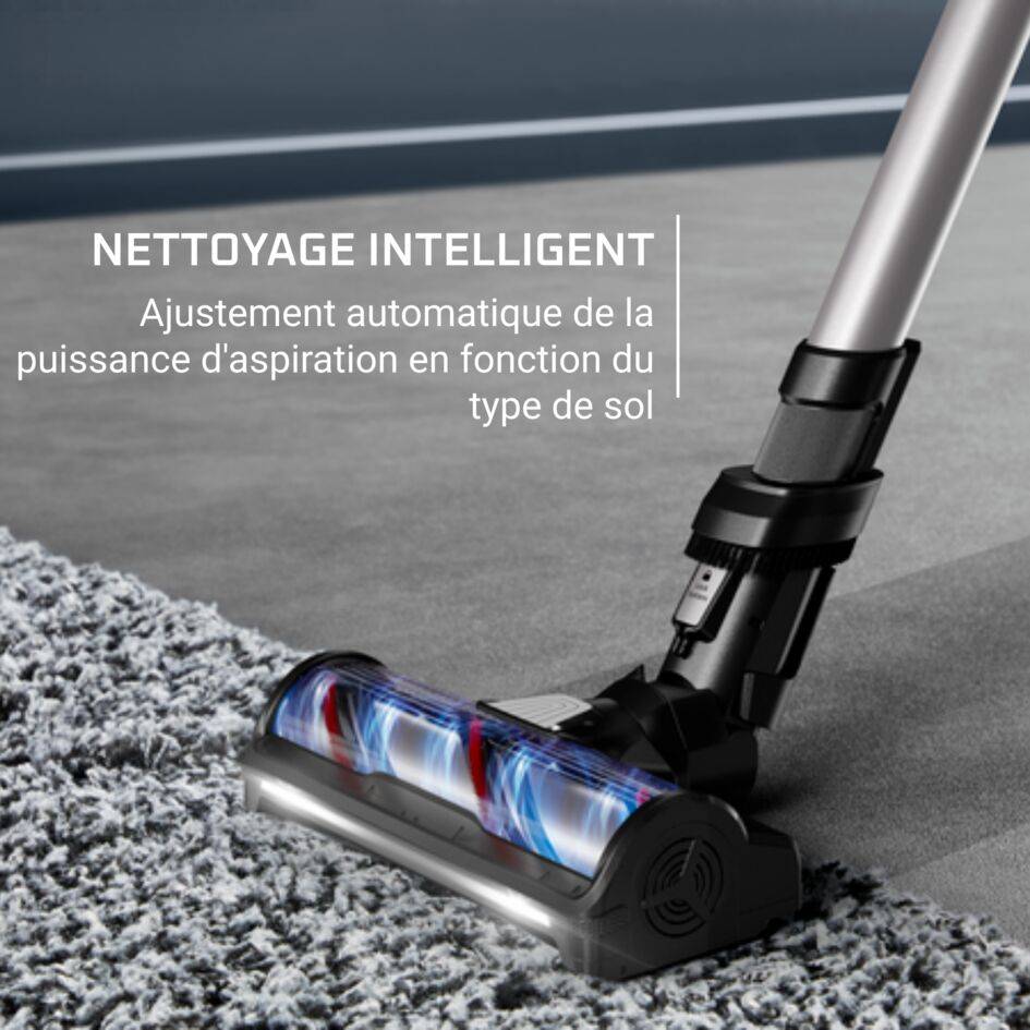 X-Force Flex 13.60, Aspirateur balai sans fil, 150 AW, 60 min, Kit voiture