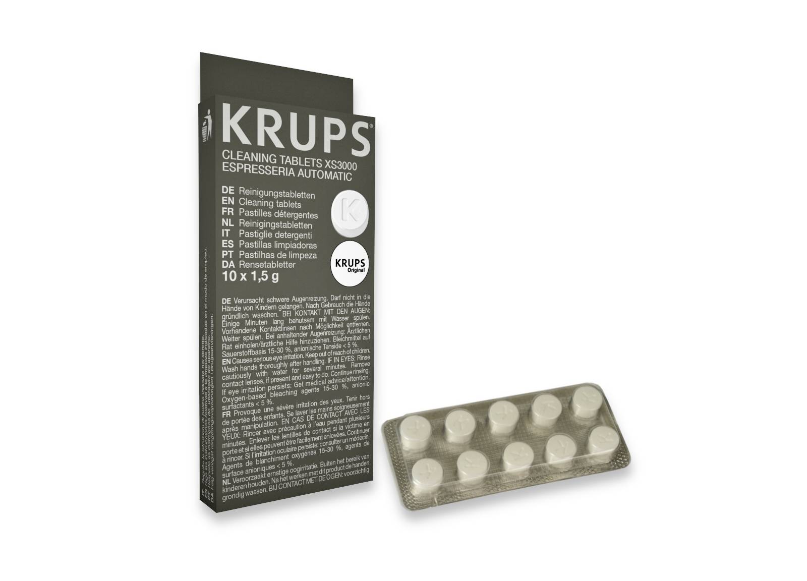 Lot de 10 pastilles nettoyantes pour Espresseria XS300010