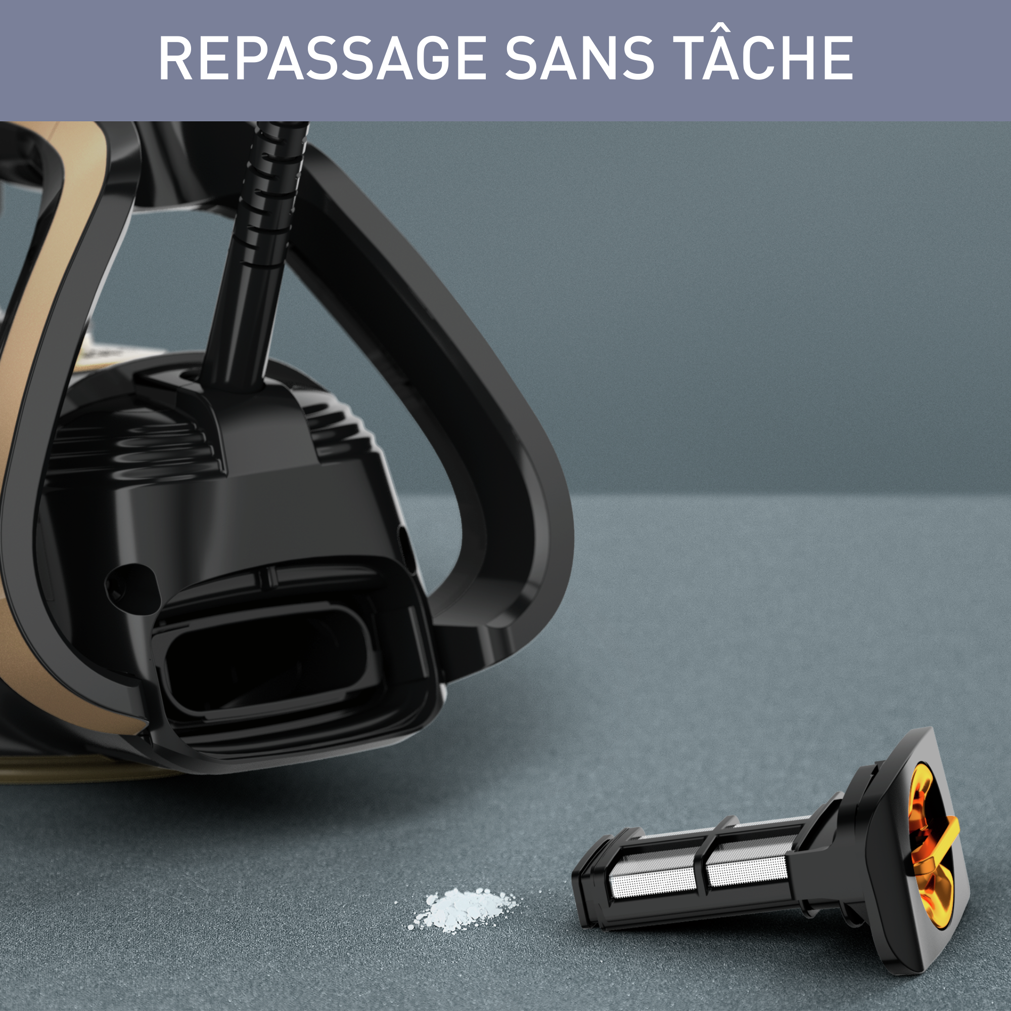 FER A VAPEUR Puregliss 3000 W NOIR ET OR