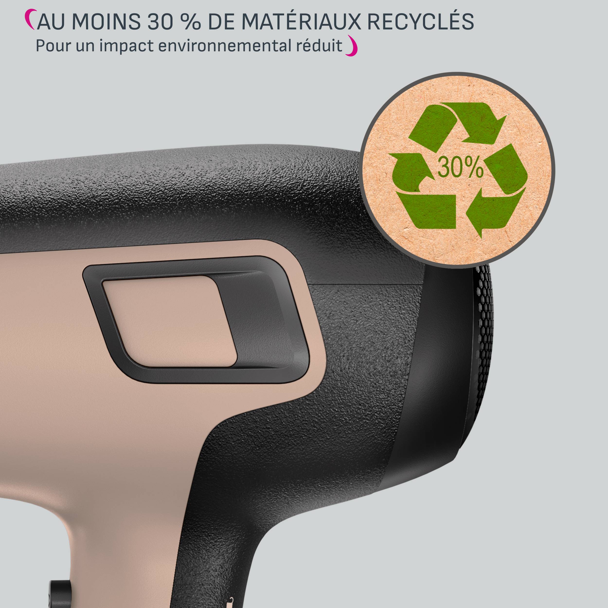 Renew, Sèche-cheveux, Écoénergétique, Haute performance, Capteur intelligent