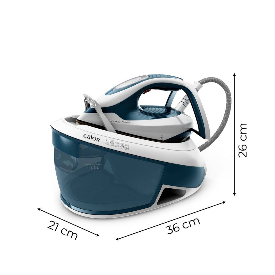 Express Power, 6,2 bars, Débit vapeur 120 g/min, Fonction pressing 430g/min - RECONDITIONNÉ
