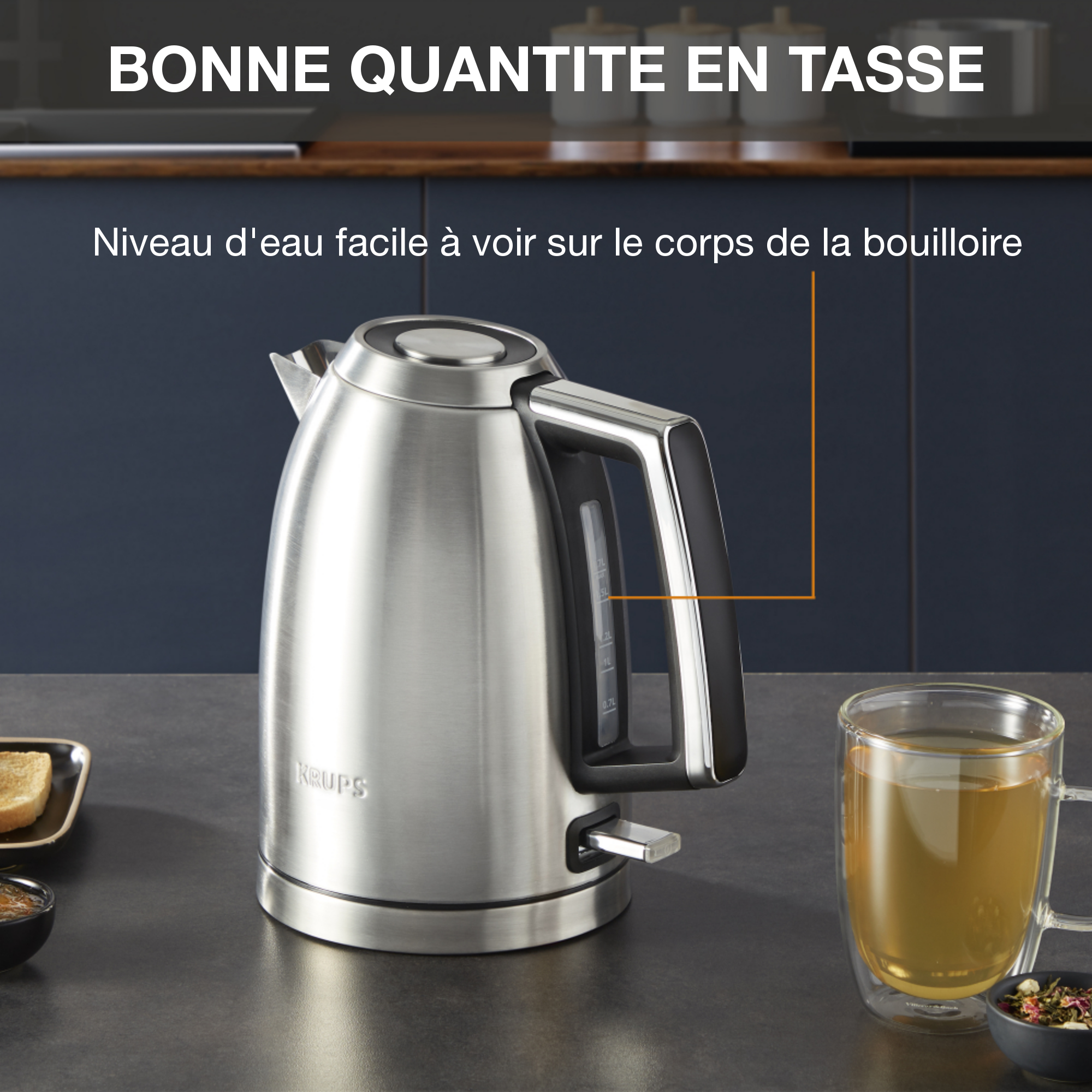Bouilloire Excellence 1,7 l inox 