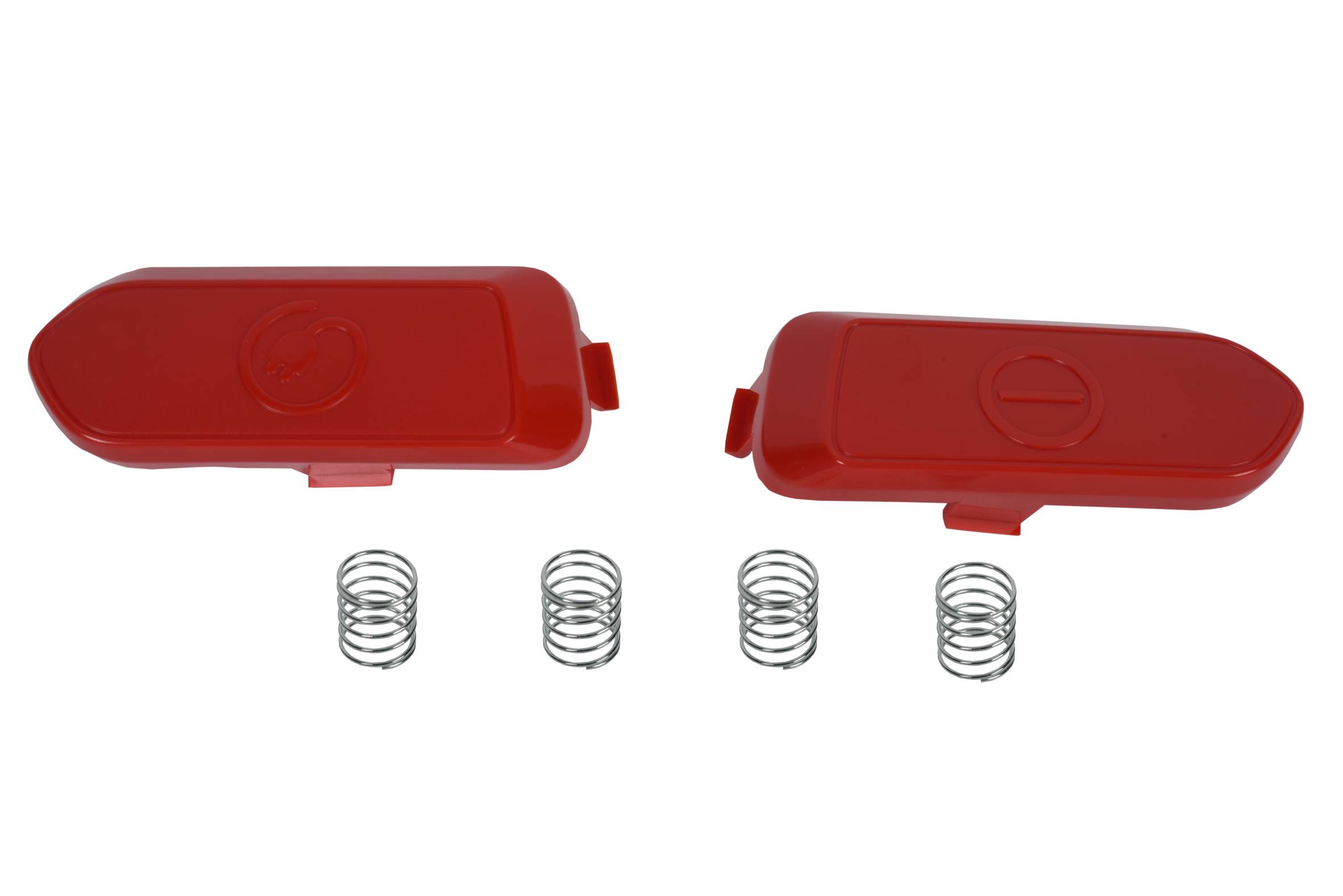Lot de 2 pédales rouges d'aspirateur et ressorts SS-7235007461
