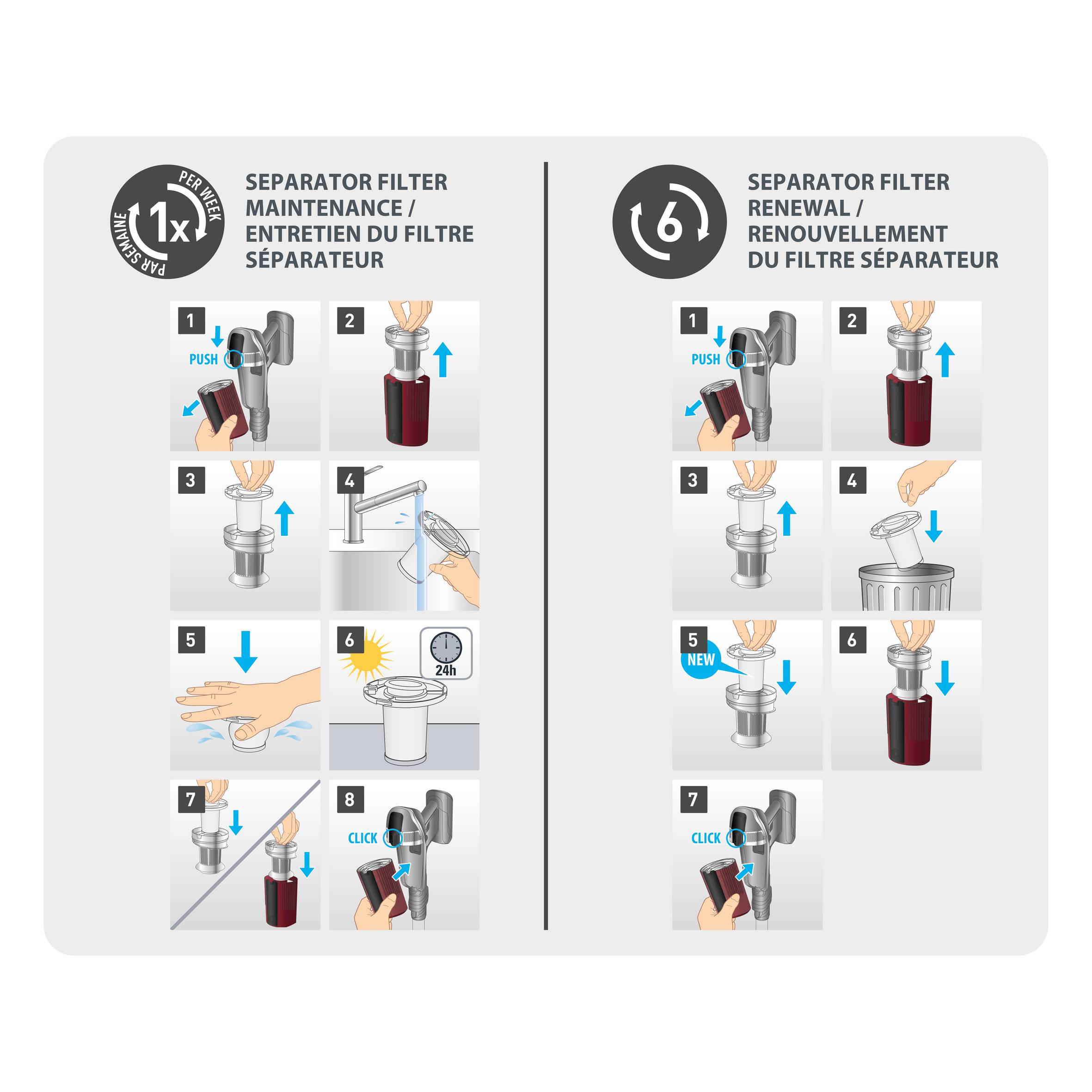 Filtre en mousse séparateur ZR009007