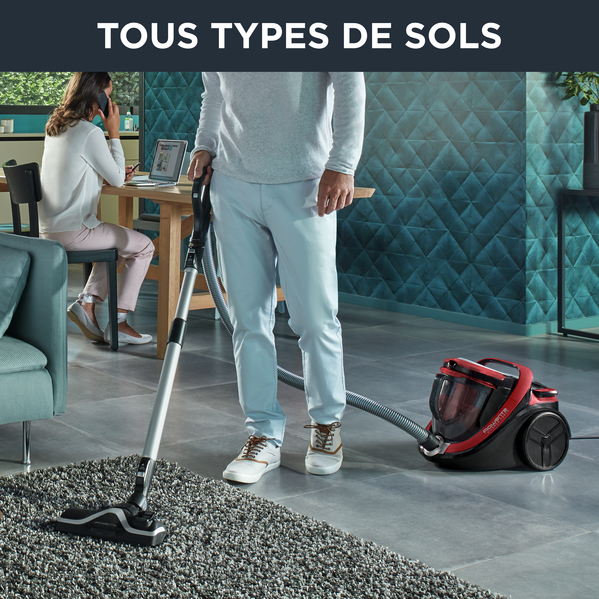 Silence Force Cyclonic, Aspirateur sans sac, Modèle parquet - RECONDITIONNÉ