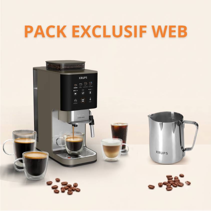 Pack Exclusif Web - Coffee Crush Experience + Pot à lait Inox