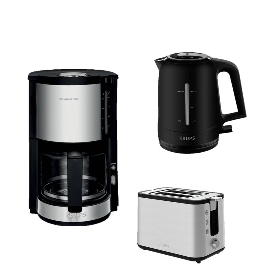 Pack Exclusif Web - Machine à café filtre pro aroma + + Grille-pain control line + Bouilloire