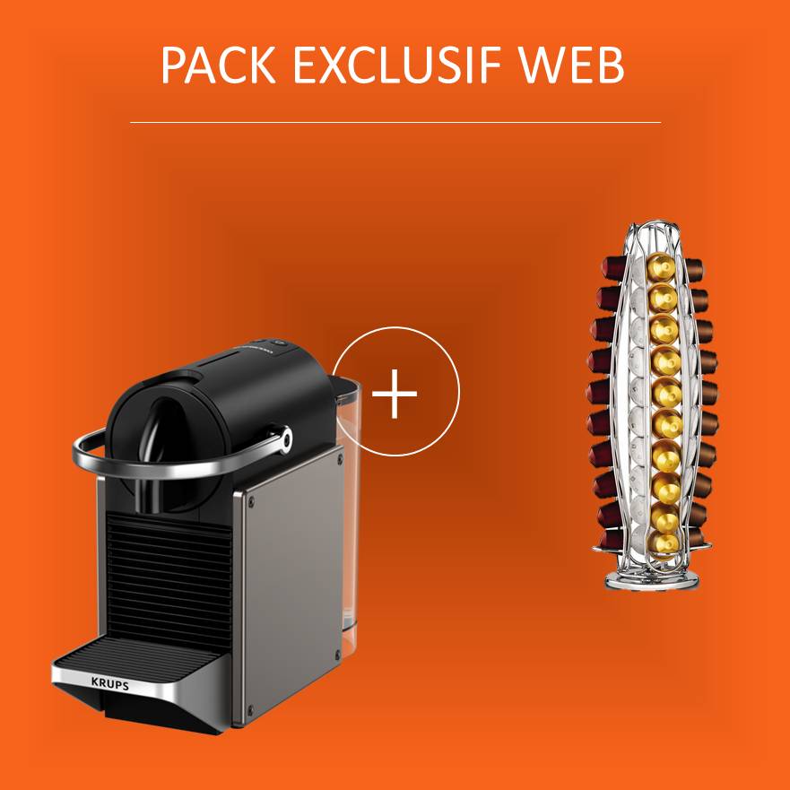 Pack Exclusif Web - Nespresso Pixie Redesign + Porte-capsules