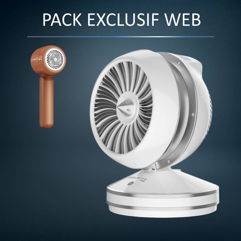 Pack Exclusif Web - Chauffage ventilateur Air Force Intense 2-en-1 + Rase Bouloche