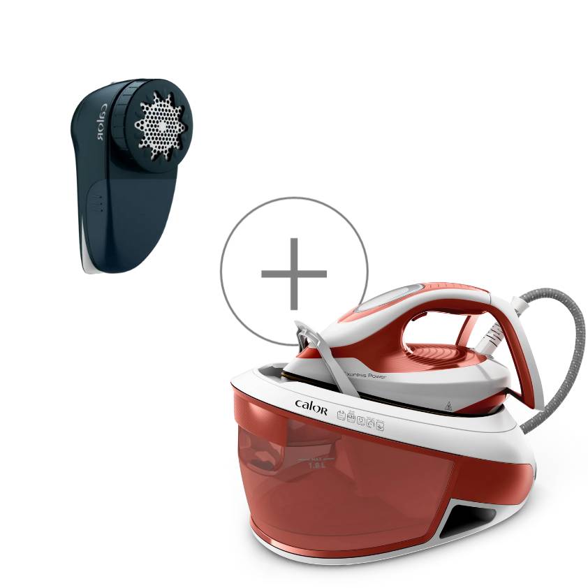 Pack Exclusif Web - Centrale vapeur Calor Express Power + Rase Bouloche