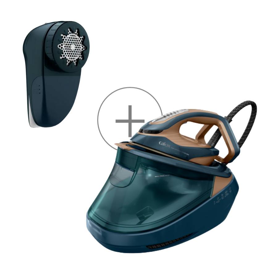 Pack Exclusif Web Premium - Centrale vapeur Calor Pro Express Vision Max + Rase Bouloche