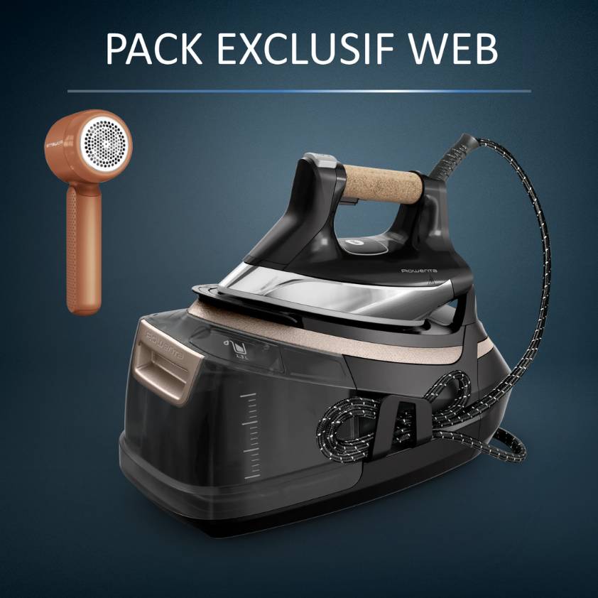 Pack Exclusif Web - Centrale vapeur Eco Steam Pro + Rase Bouloche