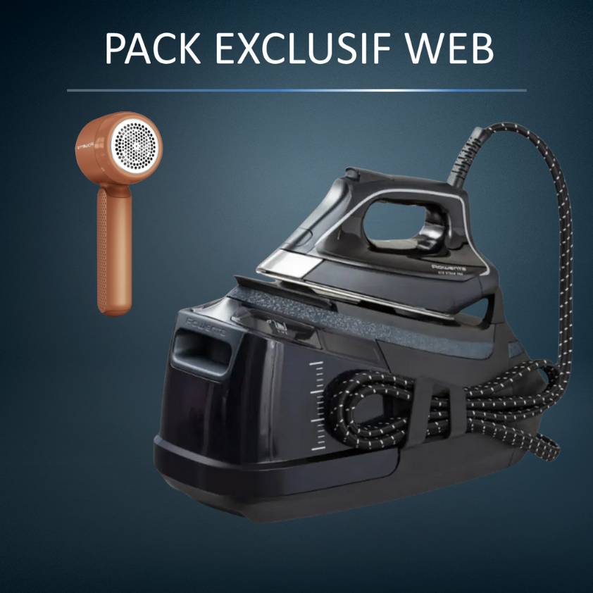 Pack Exclusif Web - Centrale vapeur Eco Steam Pro + Rase Bouloche