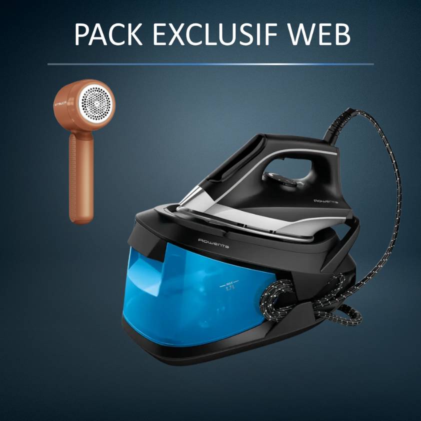 Pack Exclusif Web - Centrale vapeur Turbosteam + Rase Bouloche