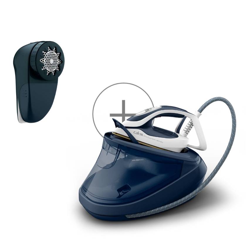 Pack Exclusif Web - Centrale vapeur Calor Pro Express Ultimate II + Rase Bouloche
