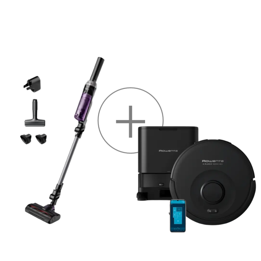 Pack Exclusif Web - Aspirateur robot X-PLORER S85+ + Aspirateur balais X-NANO