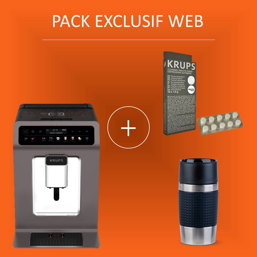 Pack Exclusif Web - Full auto evidence one + Mug isotherme + Lot de 10 pastilles nettoyantes