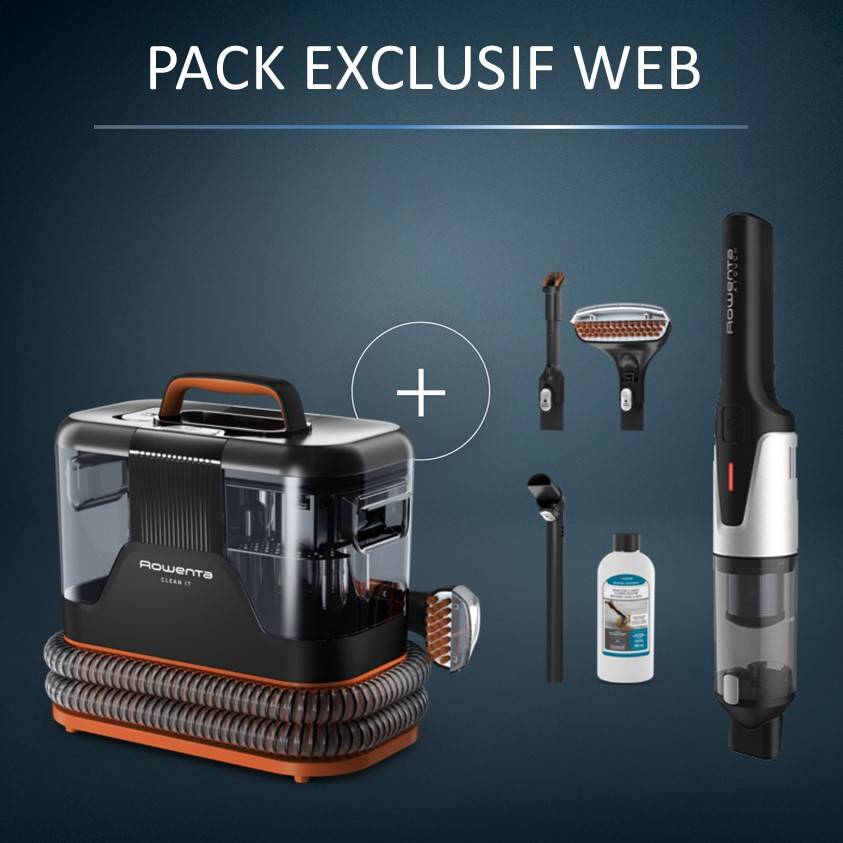 Pack Exclusif Web - Clean it + Aspirateur à main HANDHELD X-TOUCH