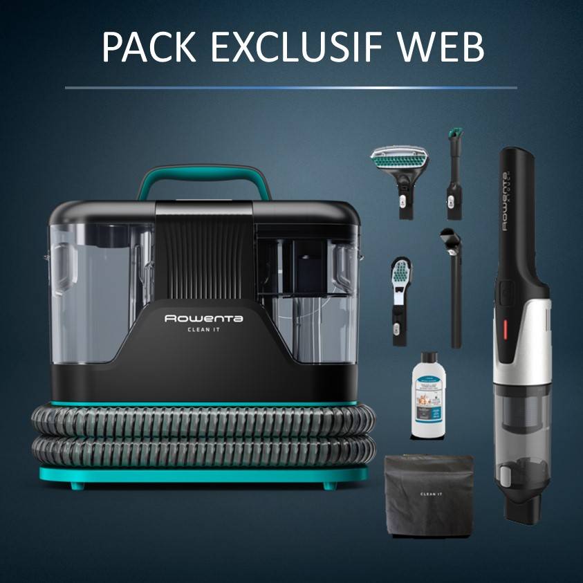 Pack Exclusif Web - Clean it + Aspirateur à main HANDHELD X-TOUCH