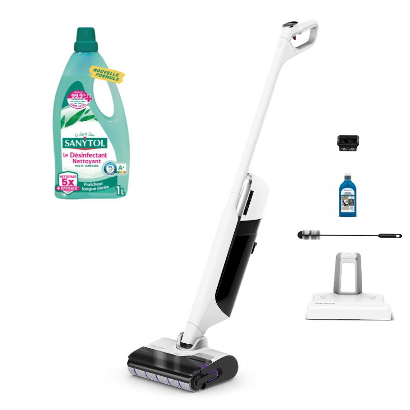 Offre Exclusive - Aspirateur laveur X-Clean 12 + 1L de Sanytol OFFERT