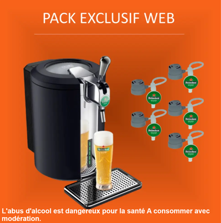 Pack Exclusif Web - Tireuse à Bière + lot de 5 tubes de rechange